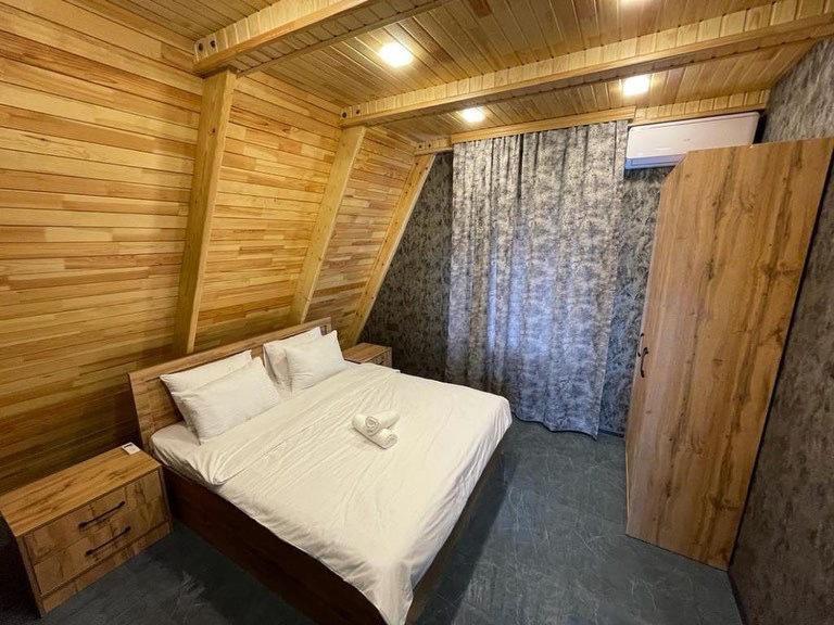 Qafqaz Wood Chalet Gabala Exteriör bild