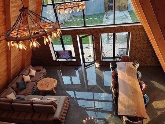 Qafqaz Wood Chalet Gabala Exteriör bild