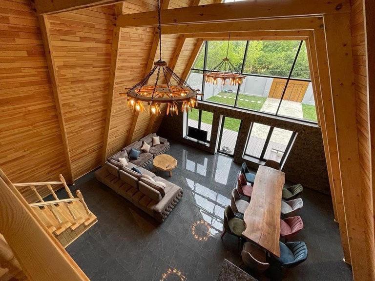 Qafqaz Wood Chalet Gabala Exteriör bild