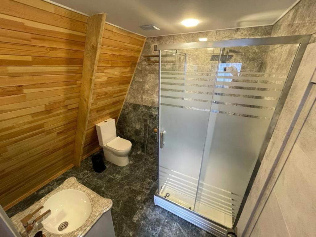 Qafqaz Wood Chalet Gabala Exteriör bild