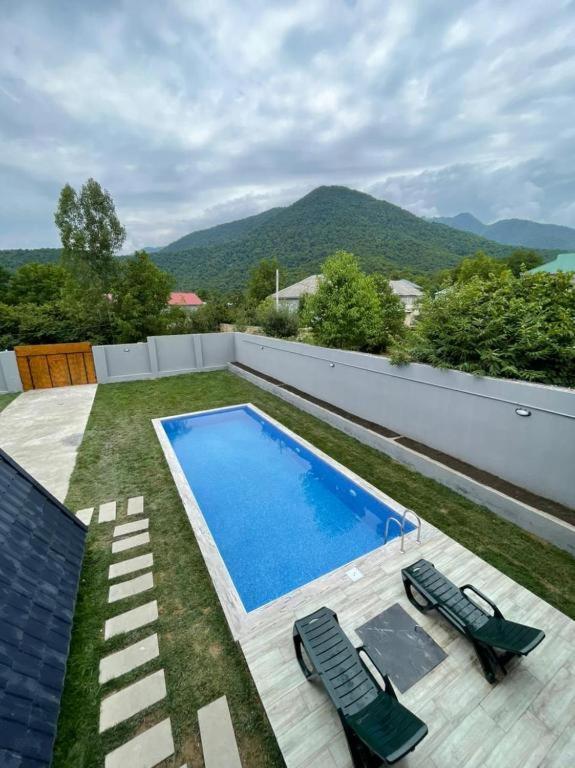 Qafqaz Wood Chalet Gabala Exteriör bild