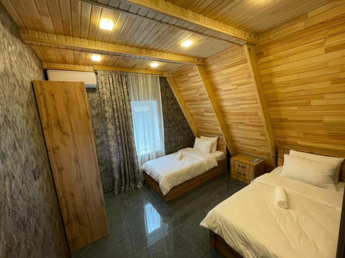 Qafqaz Wood Chalet Gabala Exteriör bild